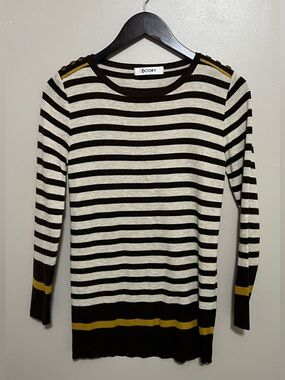 Dodry Long Sleeve Striped Sweater Size Small-no size please see measurements
